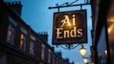 AI Ends Pub sign